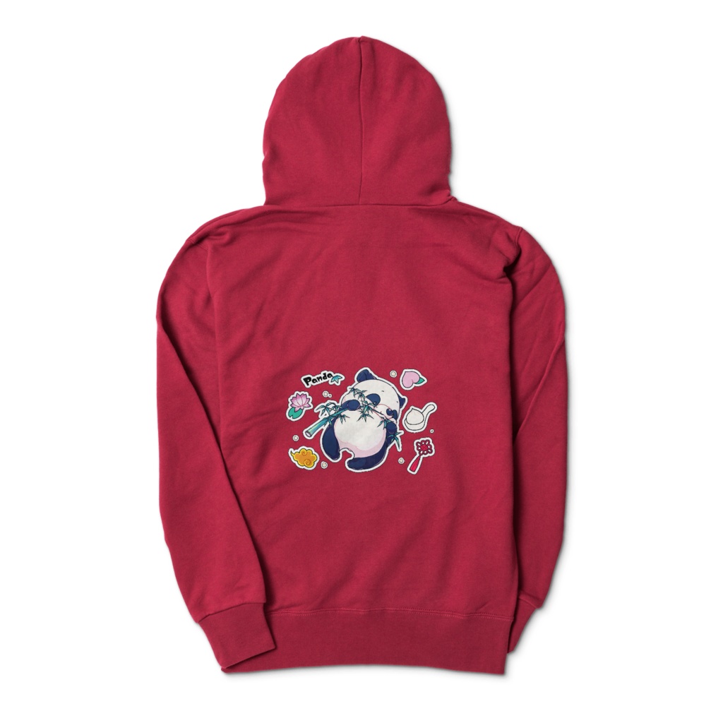 笹パンダ ジップパーカー