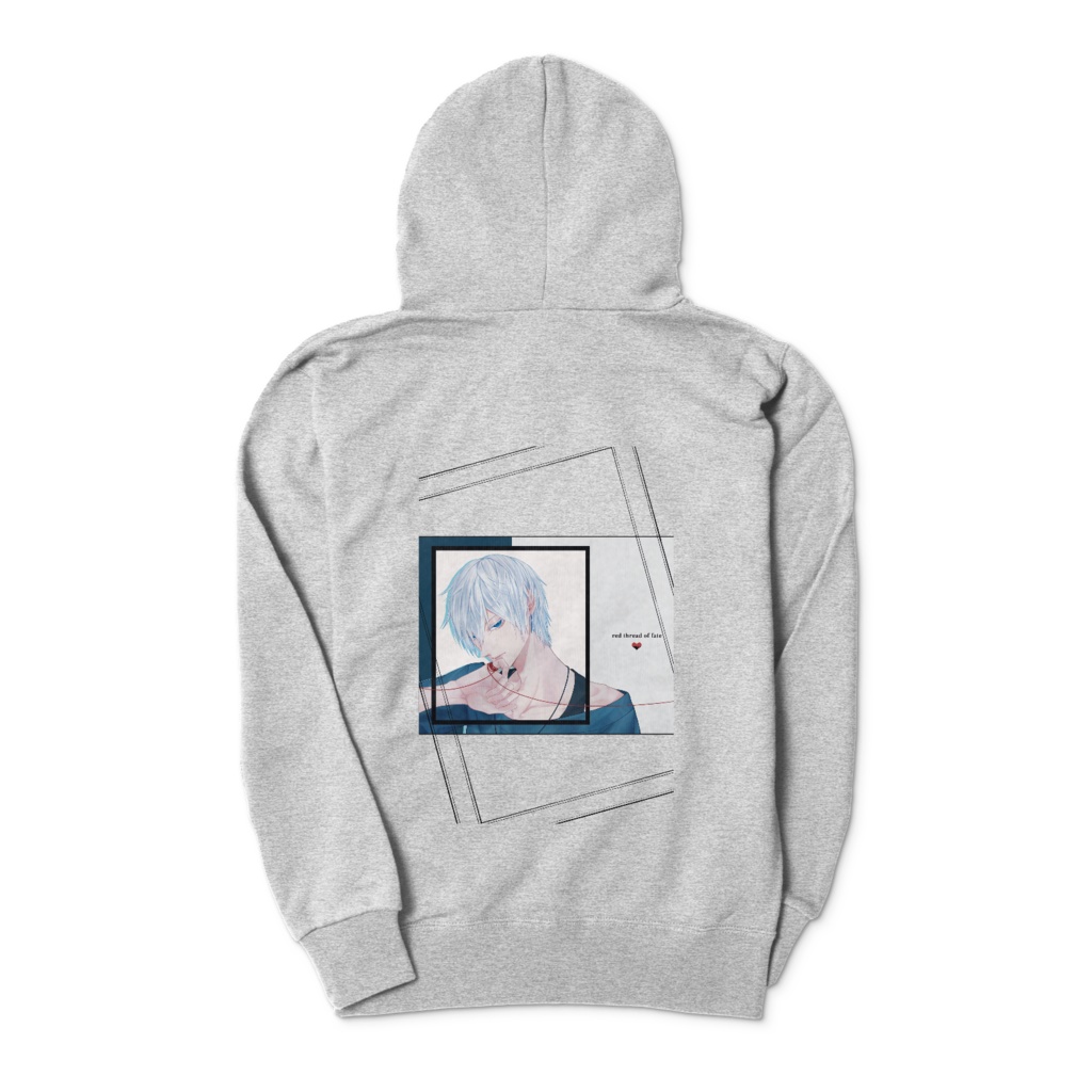 『切れない糸』 ジップパーカー