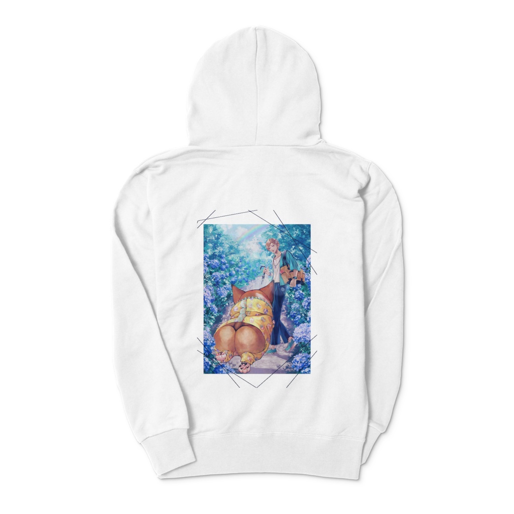 『雨上がり』 ジップパーカー