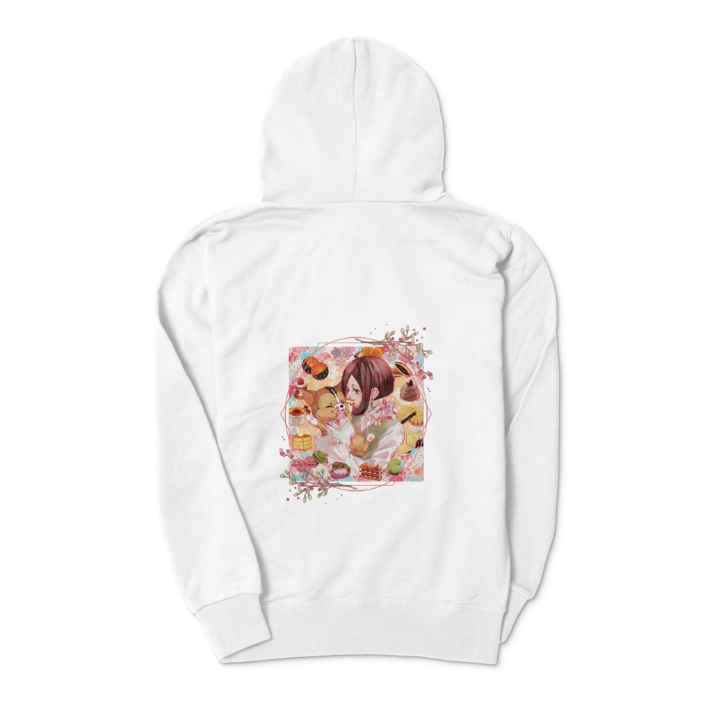 『しあわせのあじ』 ジップパーカー