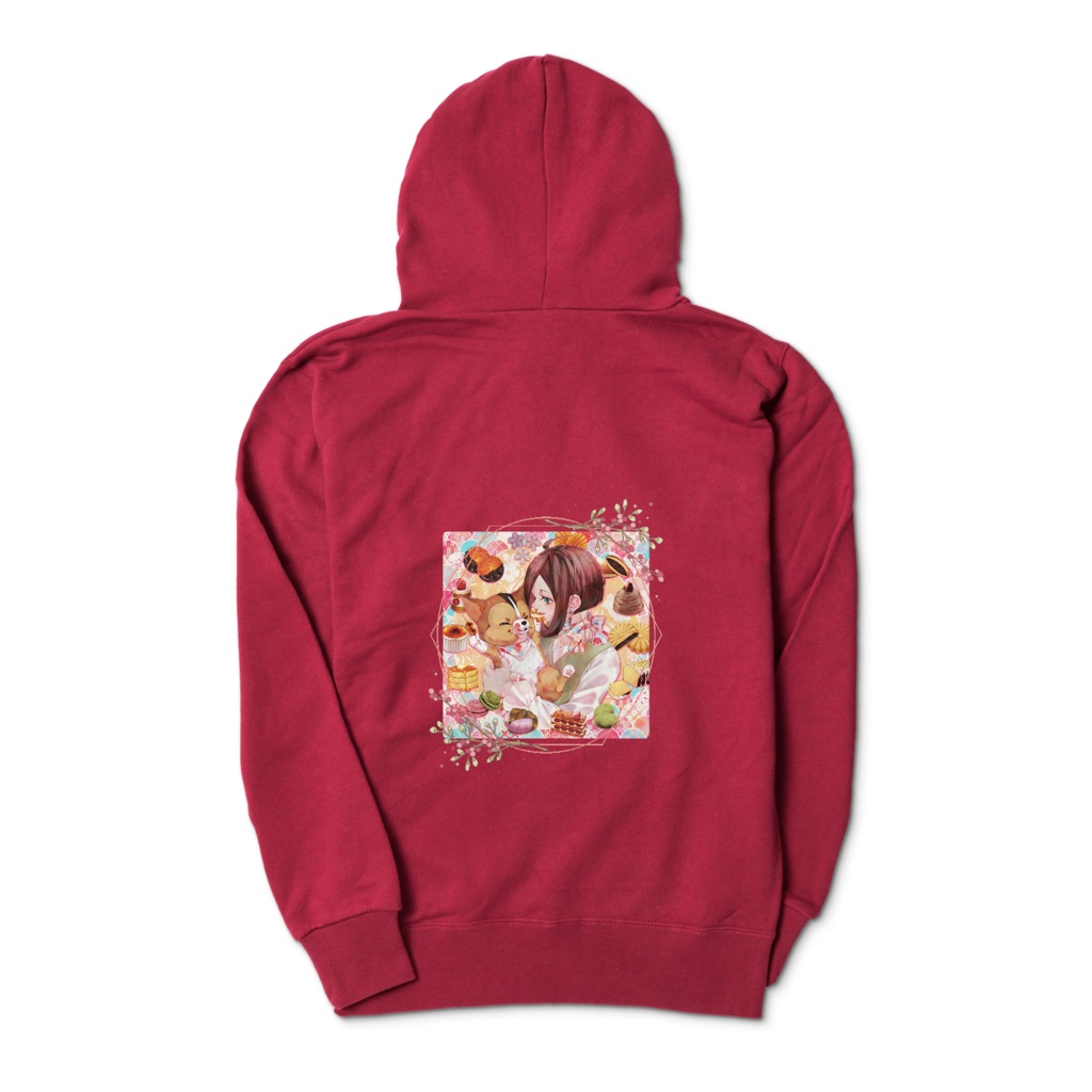 『しあわせのあじ』 ジップパーカー