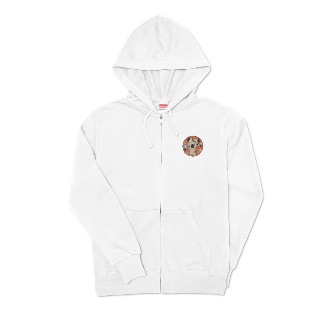 ハイエナ2 ジップパーカー（左胸印刷のみ）