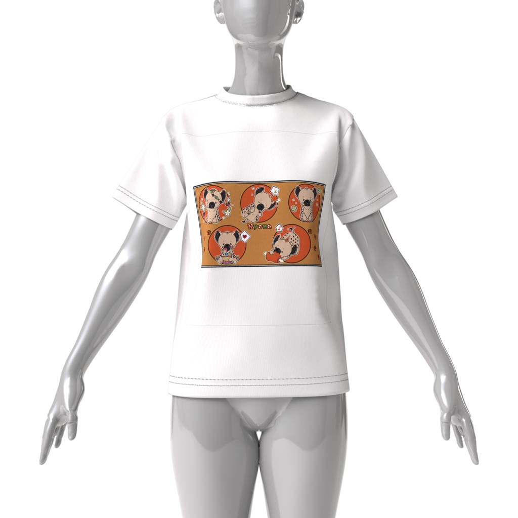 ハイエナ ビッグシルエットTシャツ