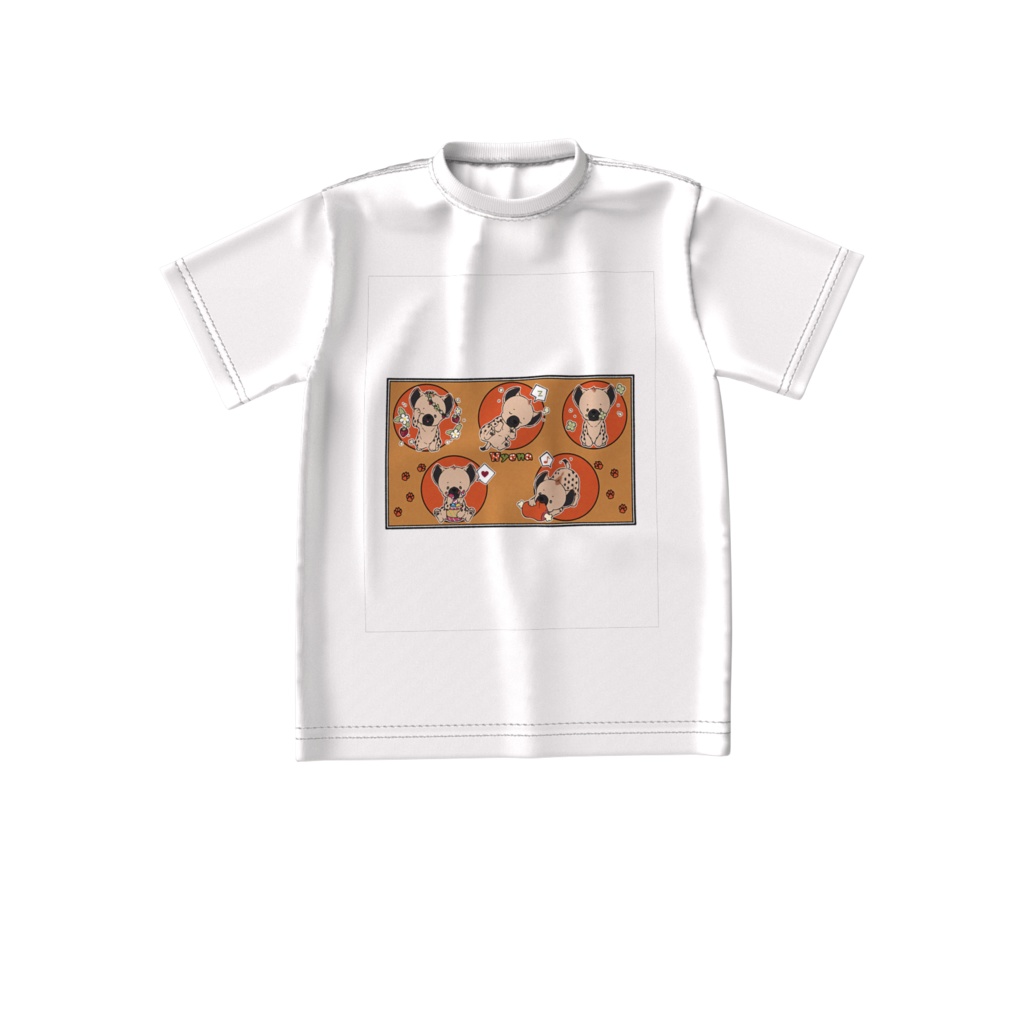 ハイエナ ビッグシルエットTシャツ