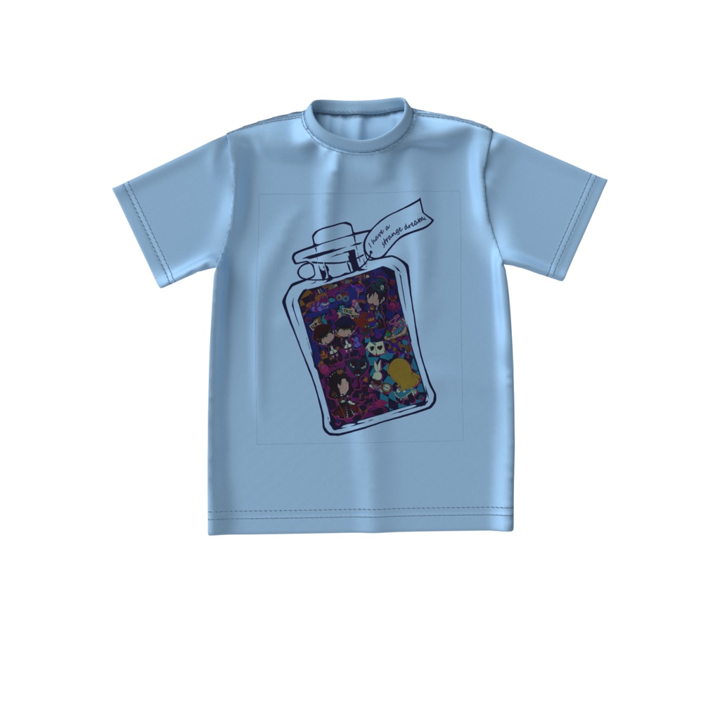 『少女の夢の中』 ビッグシルエットTシャツ