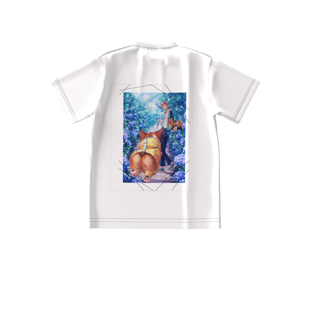 『雨上がり』 ビッグシルエットTシャツ