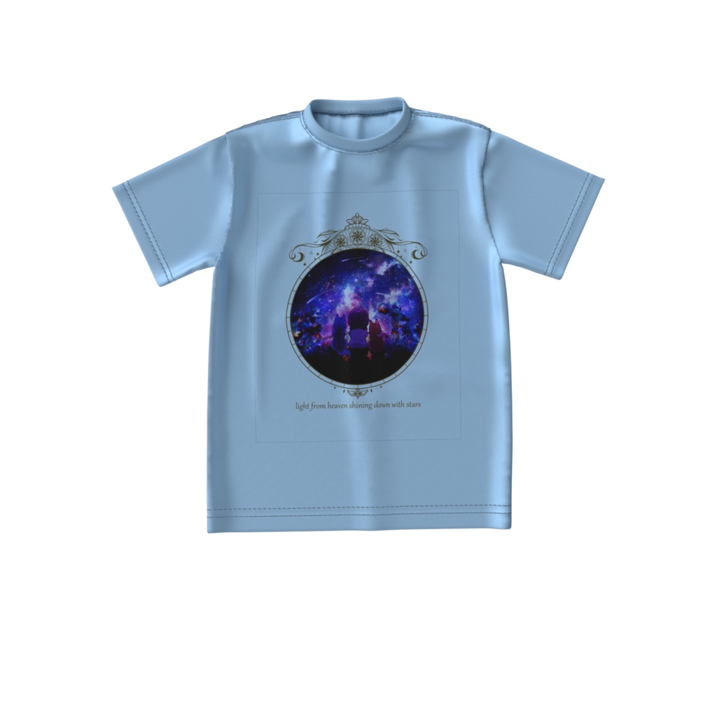 『3人で見上げた空』 ビッグシルエットTシャツ