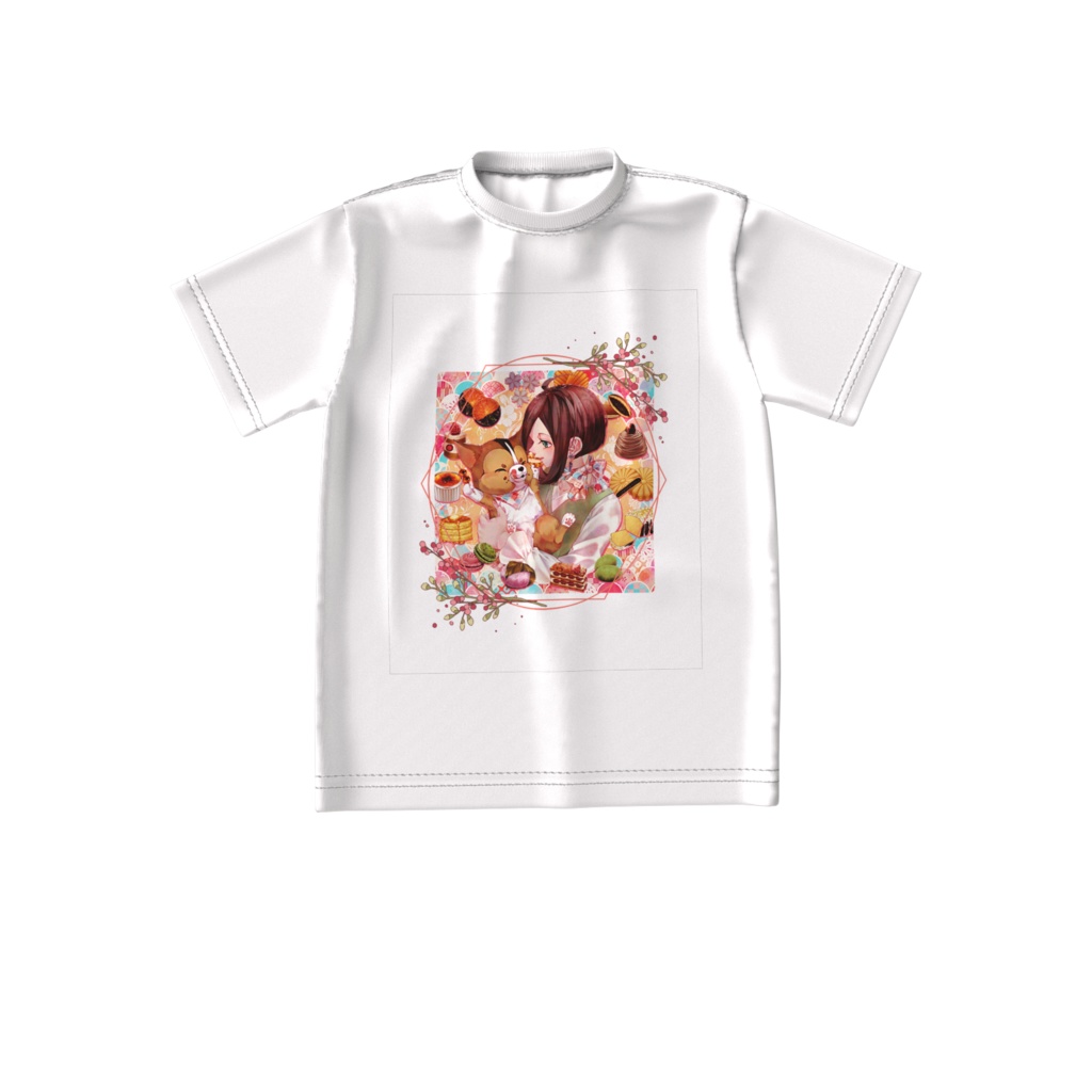 『しあわせのあじ』 ビッグシルエットTシャツ