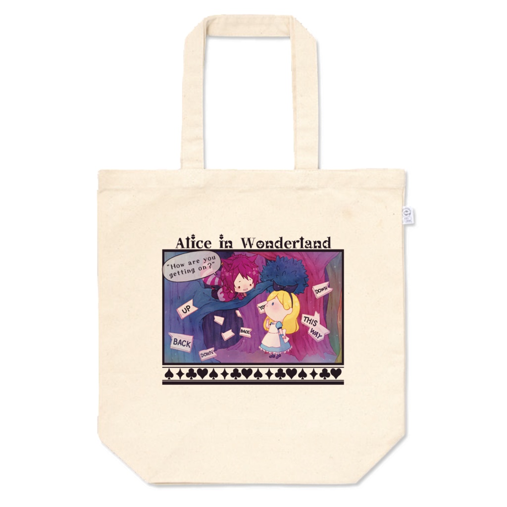 アリスとチェシャ猫 トートバッグM