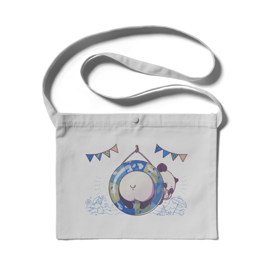 浮き輪パンダ サコッシュ