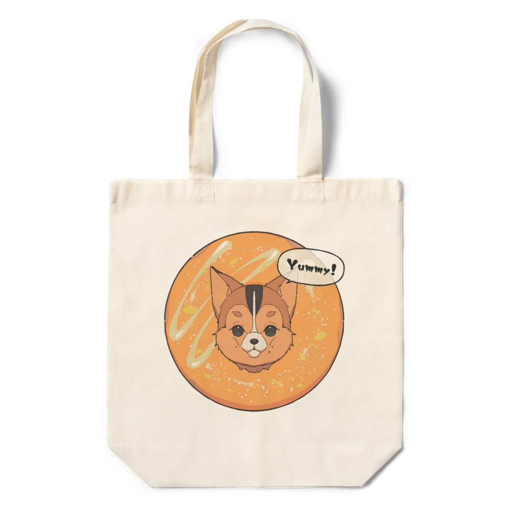 もぐもぐコーギードーナッツ エコバッグ