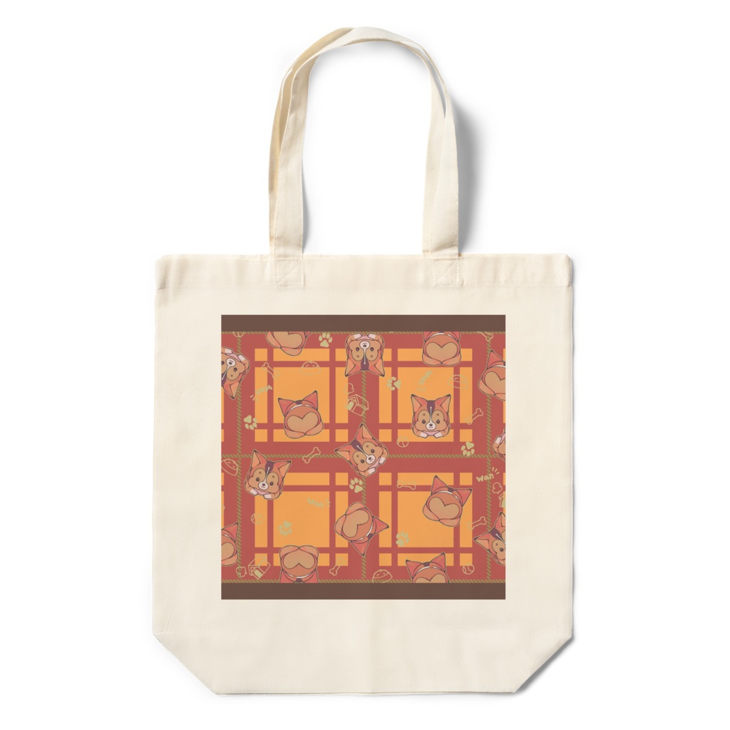 いっぱいコーギー1 エコバッグ