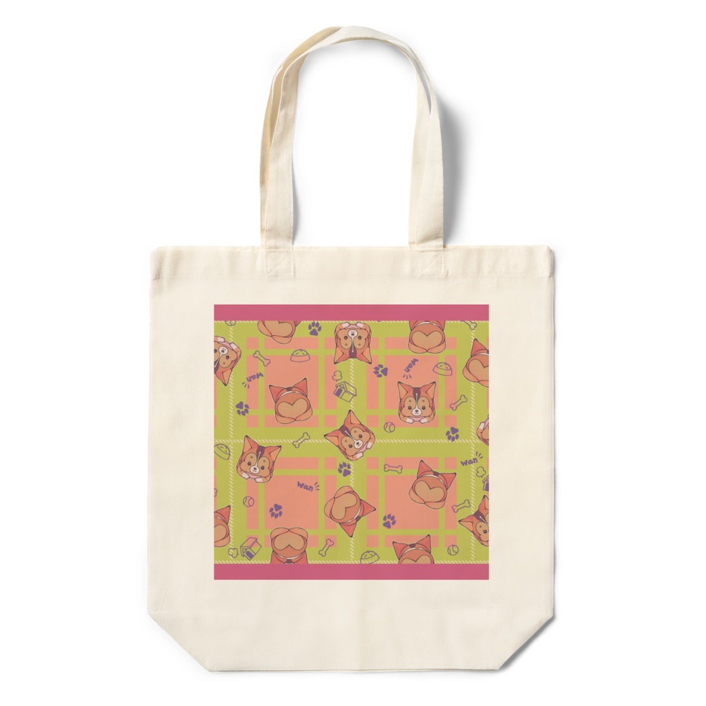 いっぱいコーギー2 エコバッグ