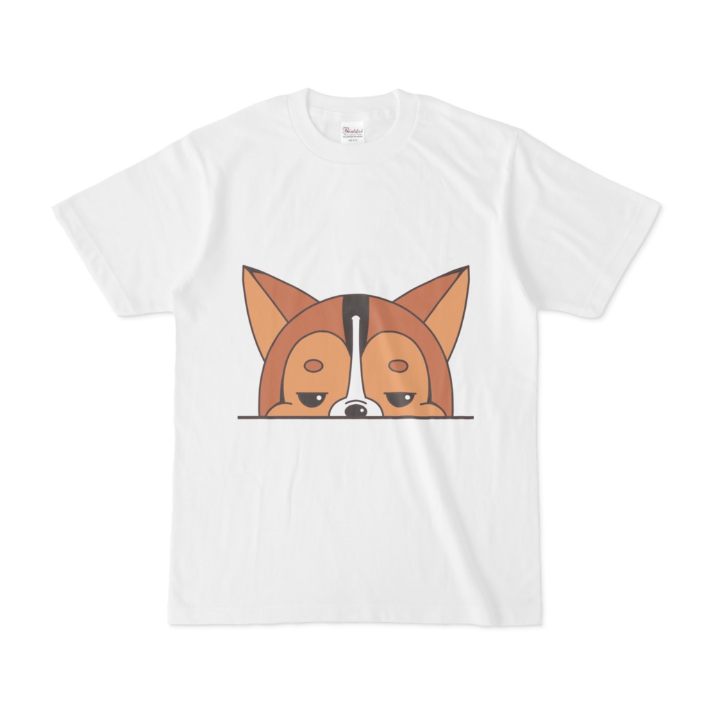 コーギー7 白Tシャツ