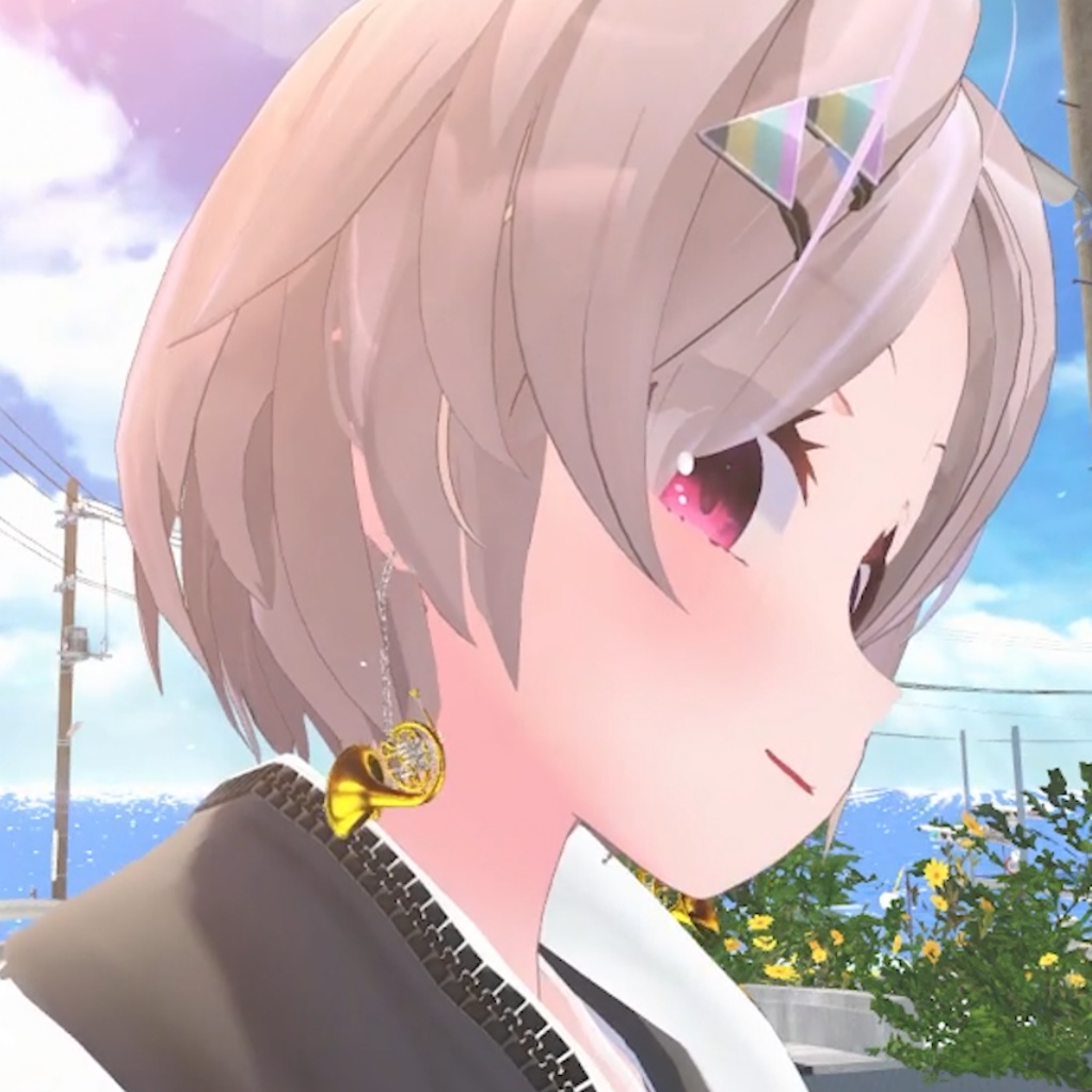 ホルン型ピアス