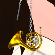 ホルン型ピアス