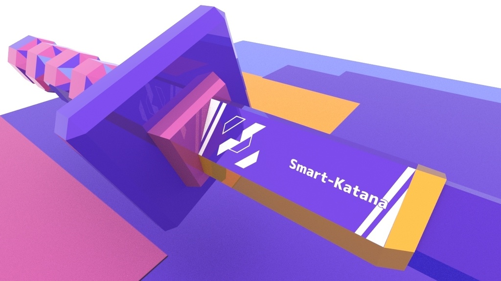 VRChat - Smart Katana【刀ギミック・Modular Avatar対応済み】【12/24 v2.0.0 Update】