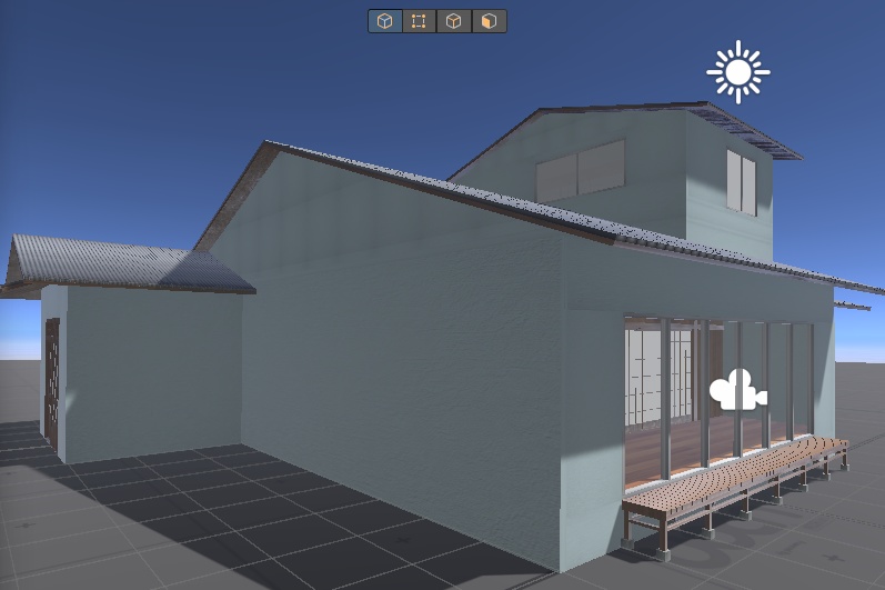 民家　作成中。４月完成予定