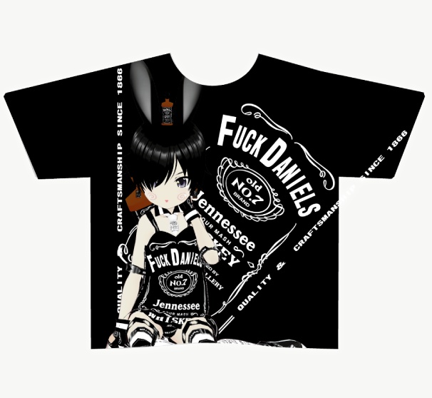 酒Tシャツ　ファックダニエルTシャツ