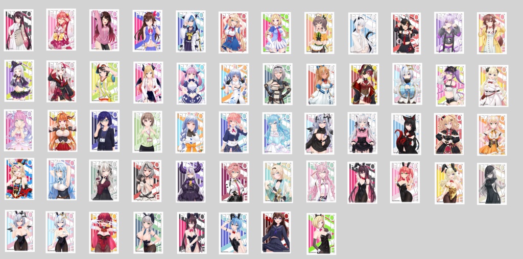 【非公式】 ホロライブ フォト風カード