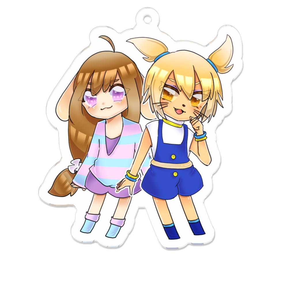 ポチコ&レイナアクキー