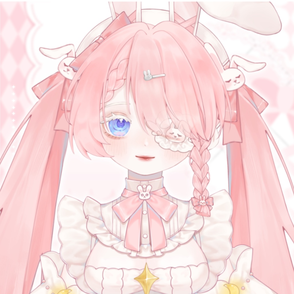 【Vtuber向け】【live2d モデル】【Vts】4色兔兔天使 Rabbit Angel