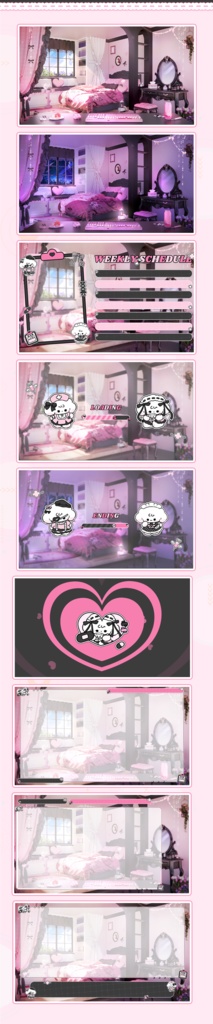 【Vtuber向け】【背景素材】動く配信用背景ラブポーション