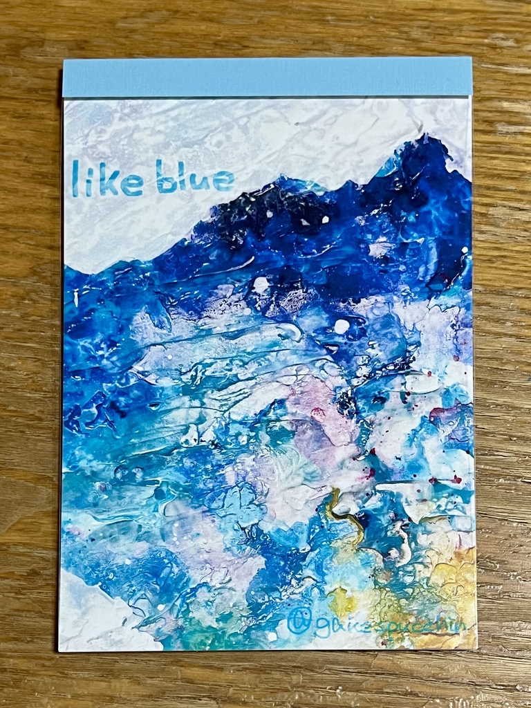 ポストカードブック「like blue」