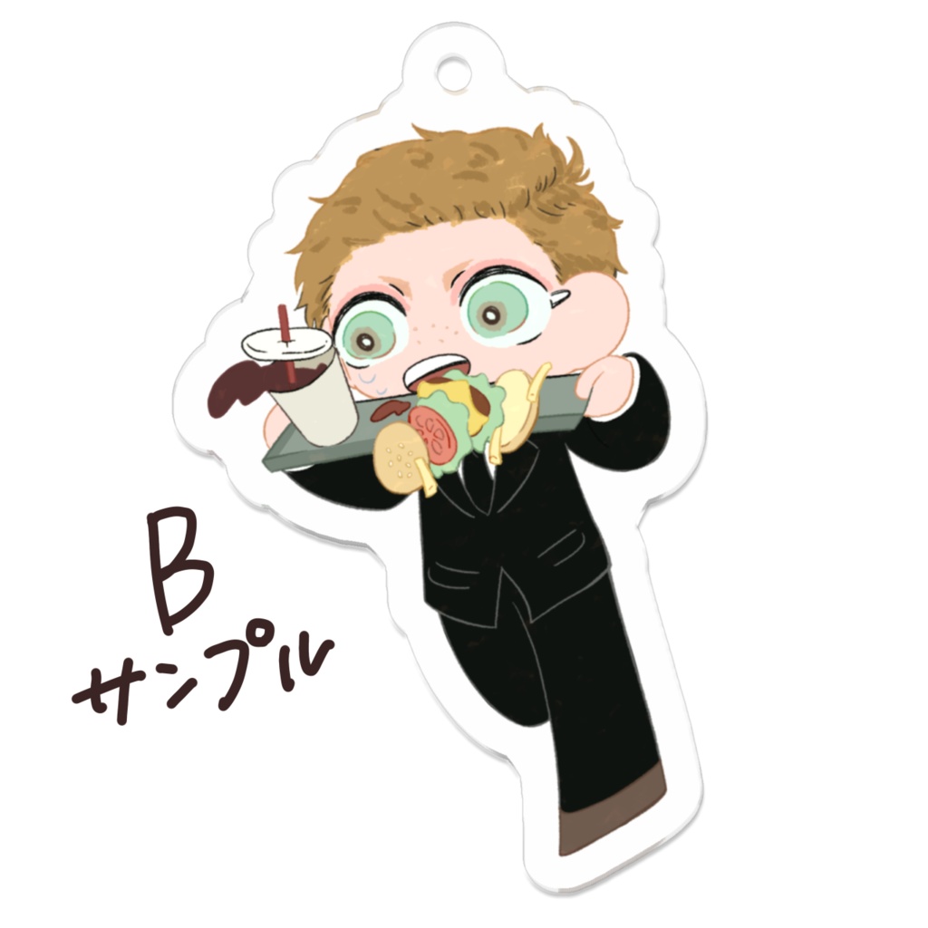 蒼い瞳の死神 アクキー