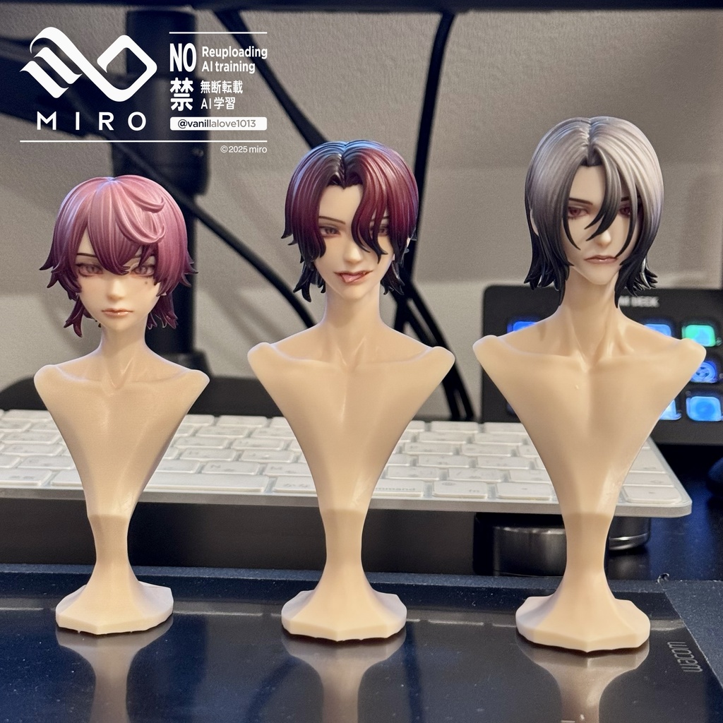 ミロ製ドールヘッド用胸像