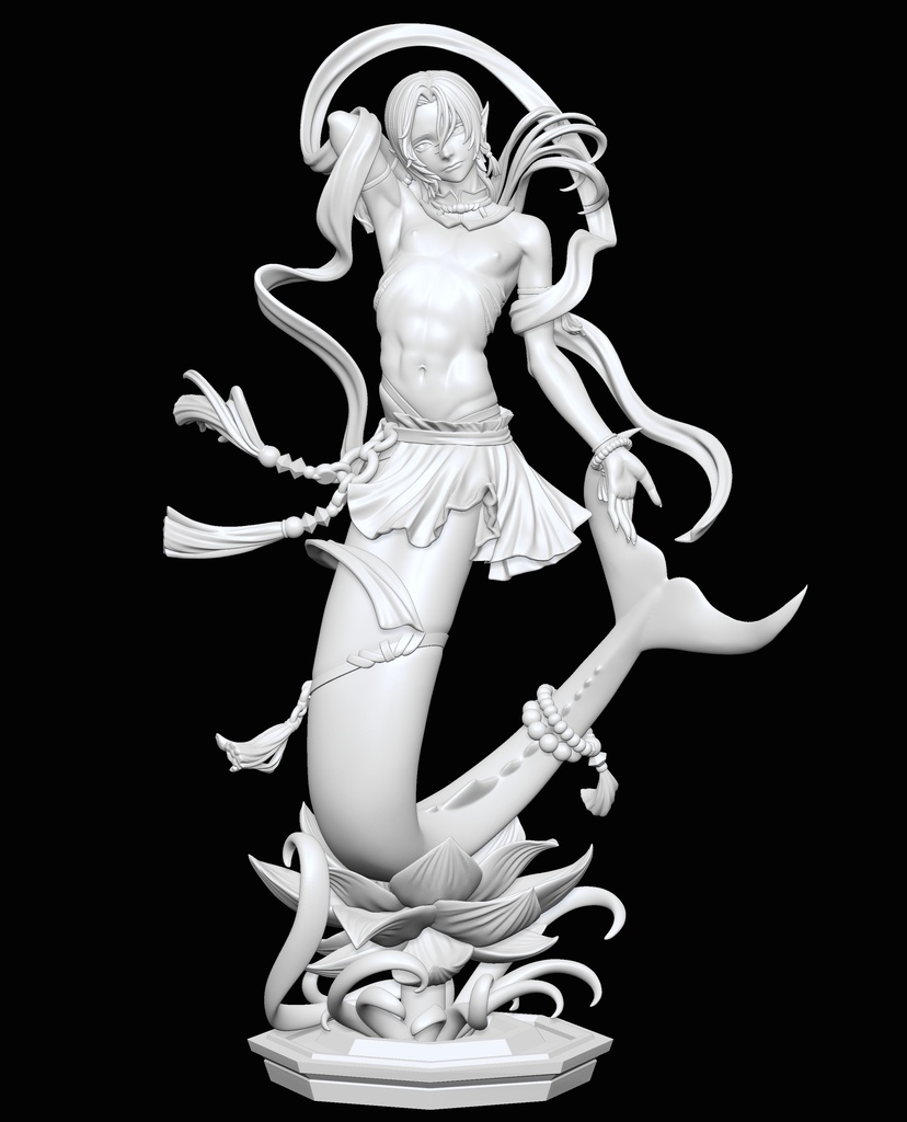 人魚くんSTL販売