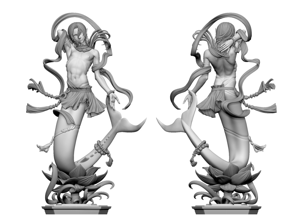 人魚くんSTL販売