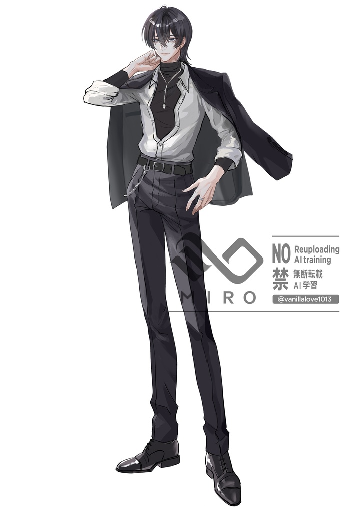 オリジナル男性(名前未定)STL