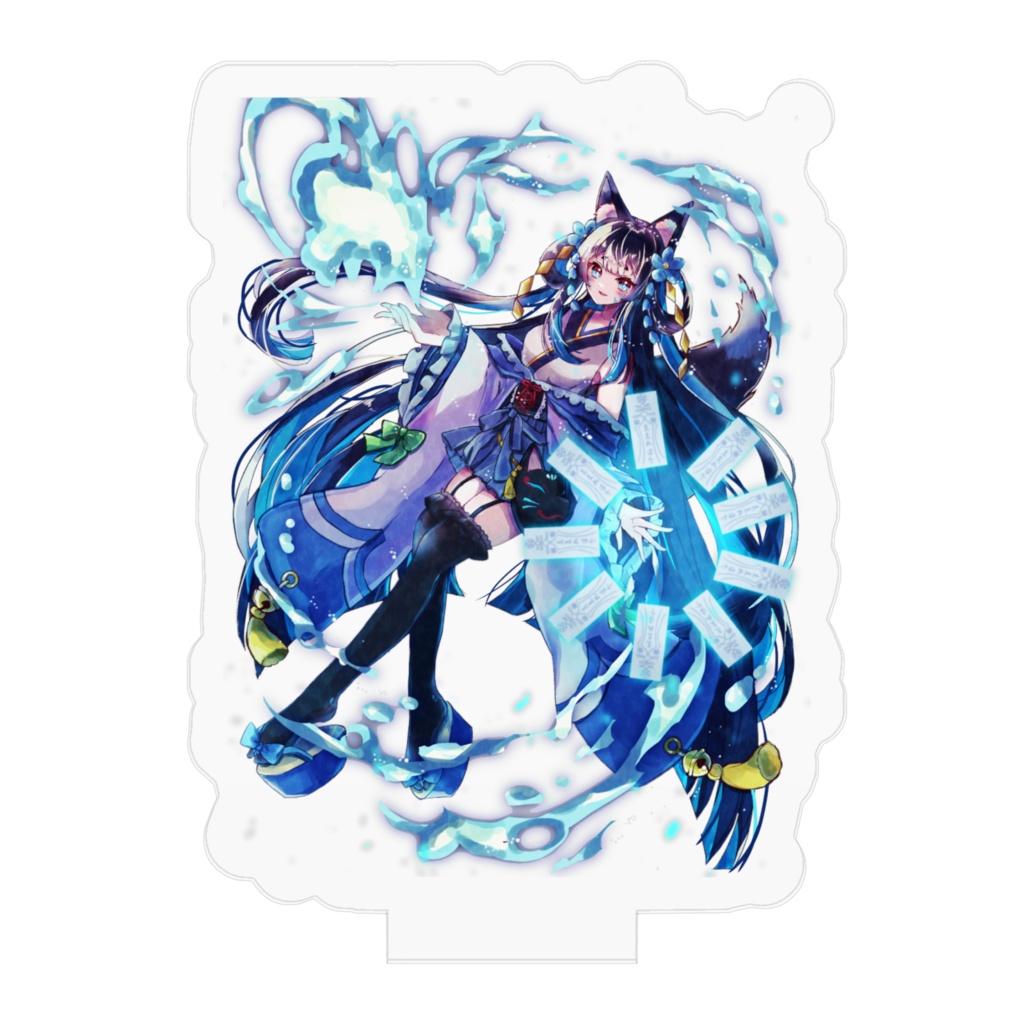 八重のアクリルフィギュア(戦闘ver)