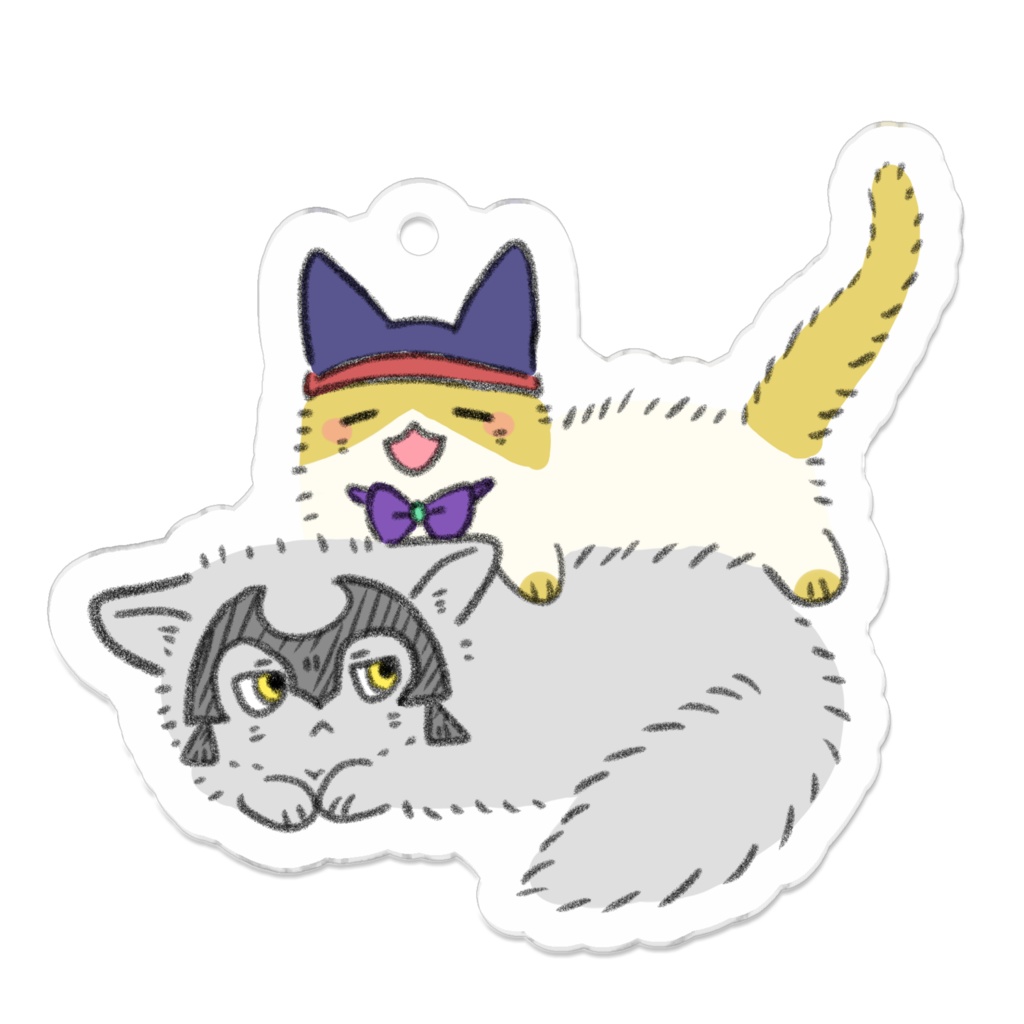 邪ンヌコと猫アルキャスのまったりアクキー