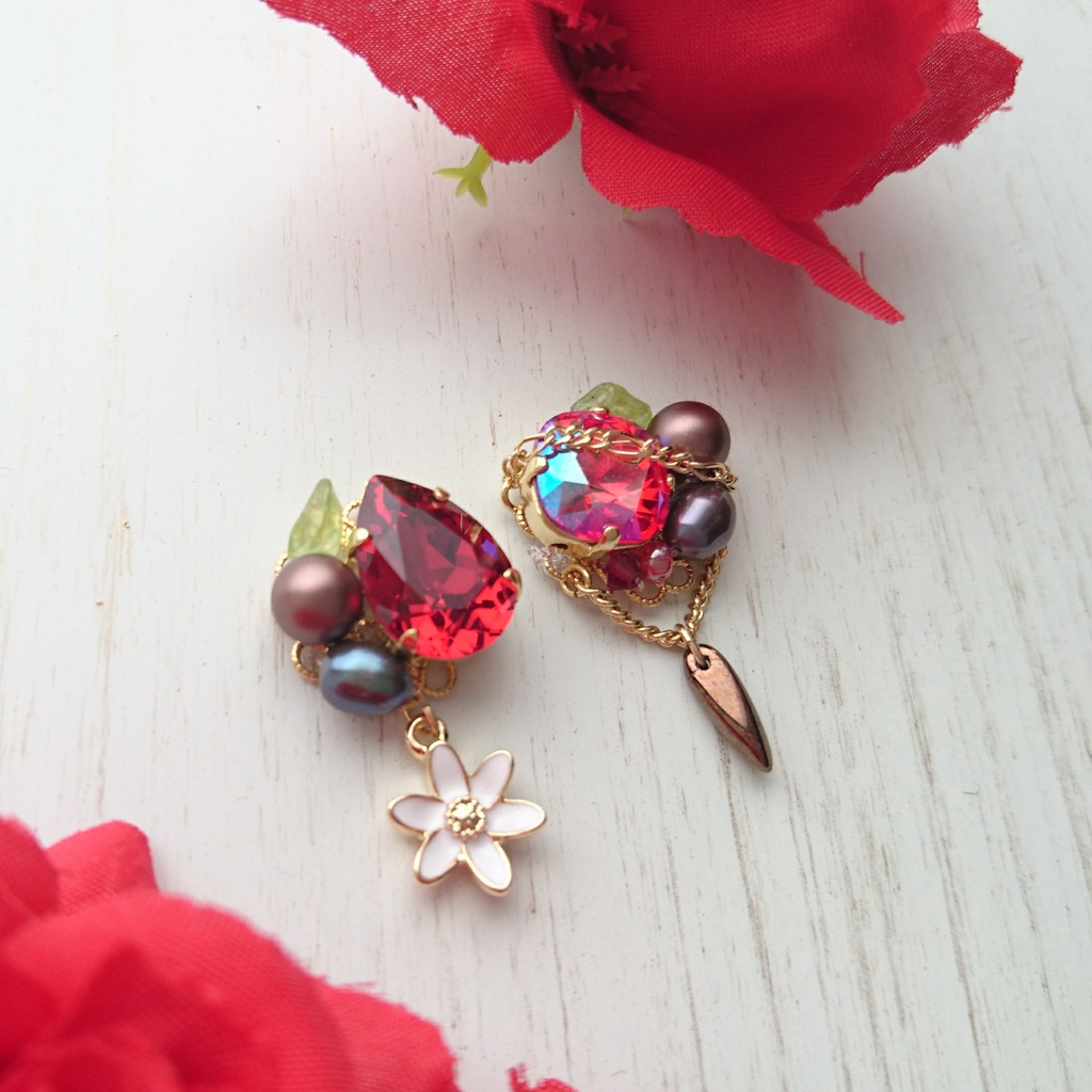 MGSオセロットver.■オオアマナのイヤリング