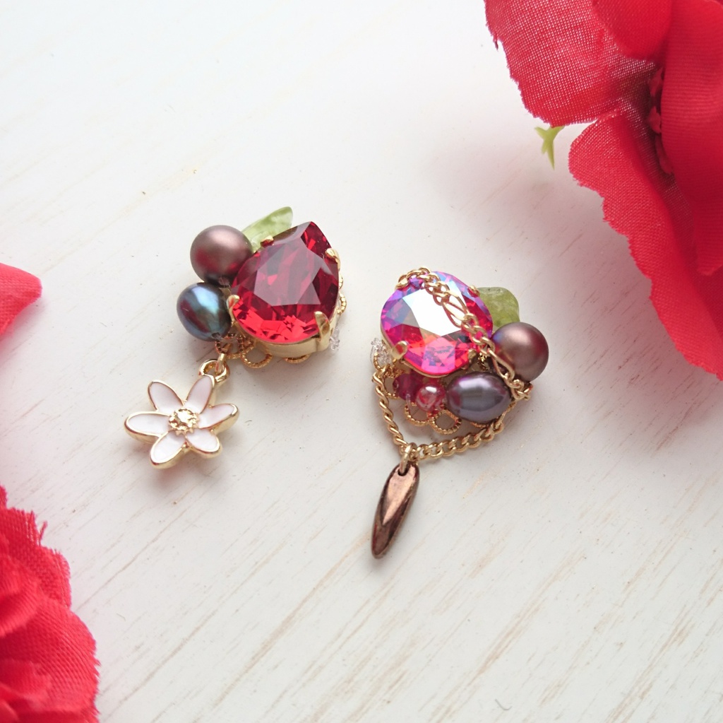 MGSオセロットver.■オオアマナのイヤリング