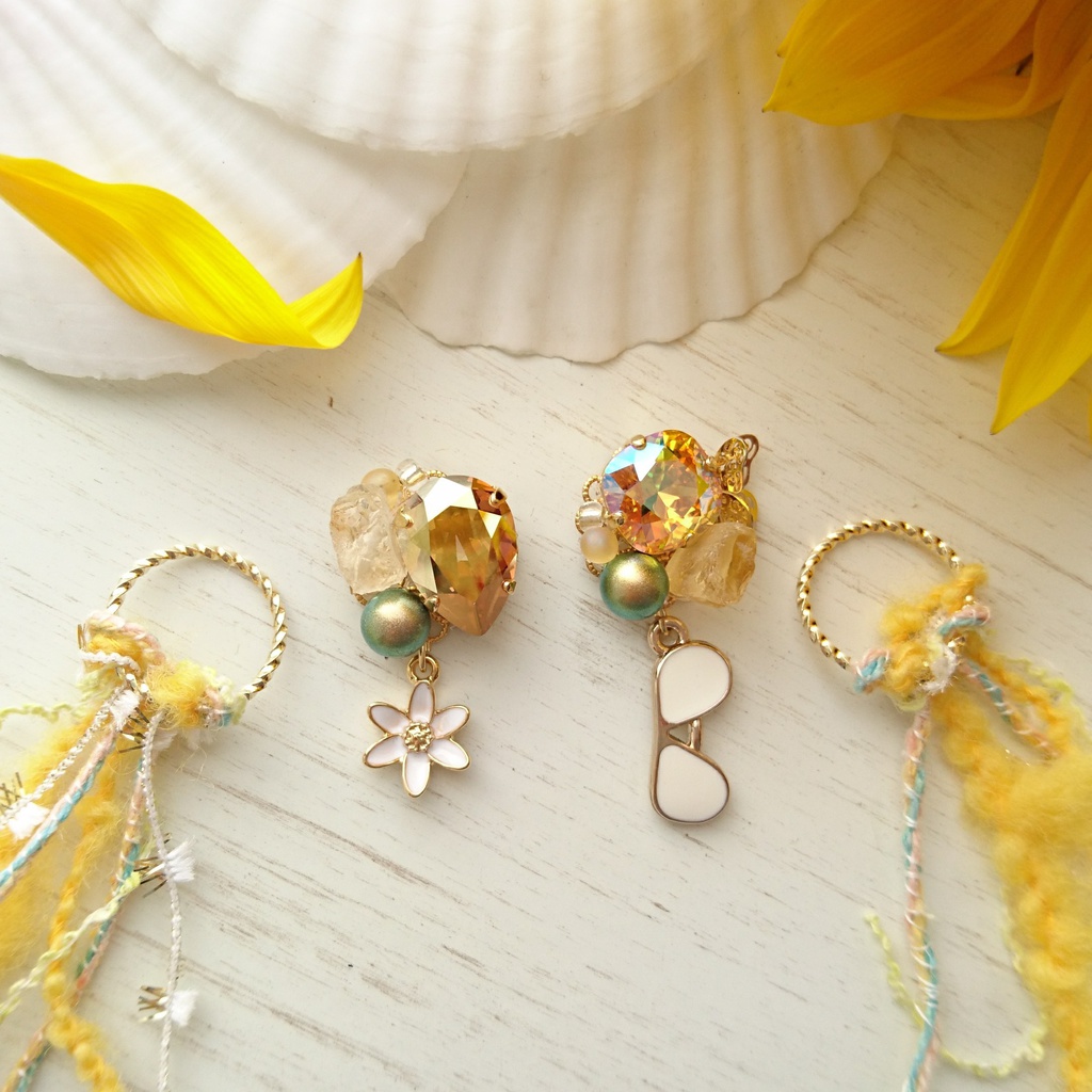 MGSカズver.■2way!オオアマナのイヤリング