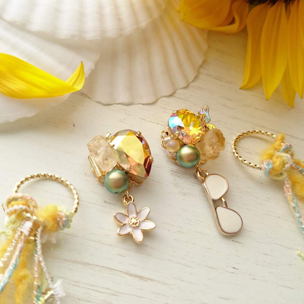 MGSカズver.■2way!オオアマナのイヤリング