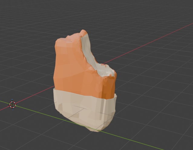 食べかけのフライドチキン