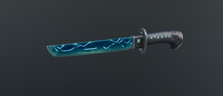 クリスタルの小刀