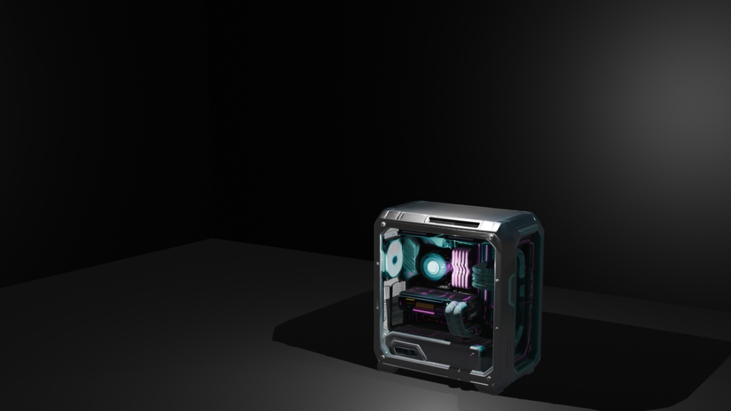 近未来的なデスクトップPC