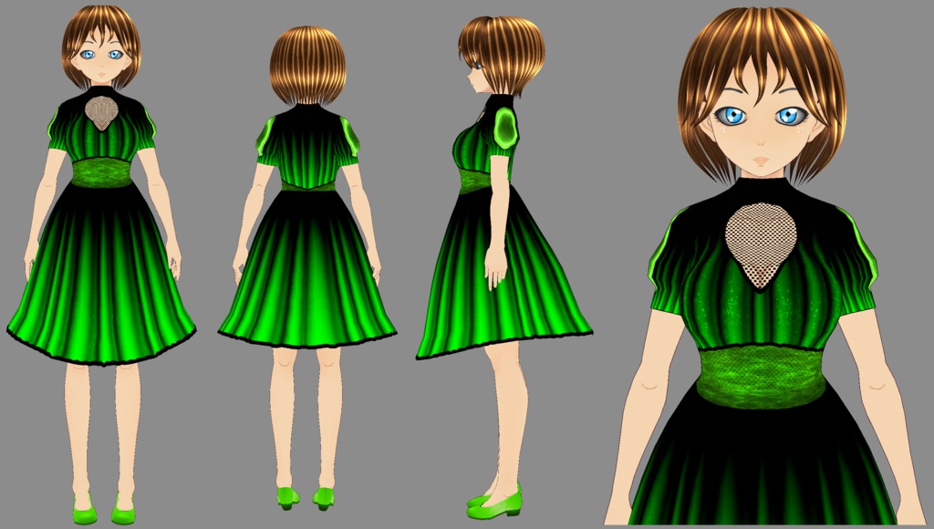 Elegant Green Dress