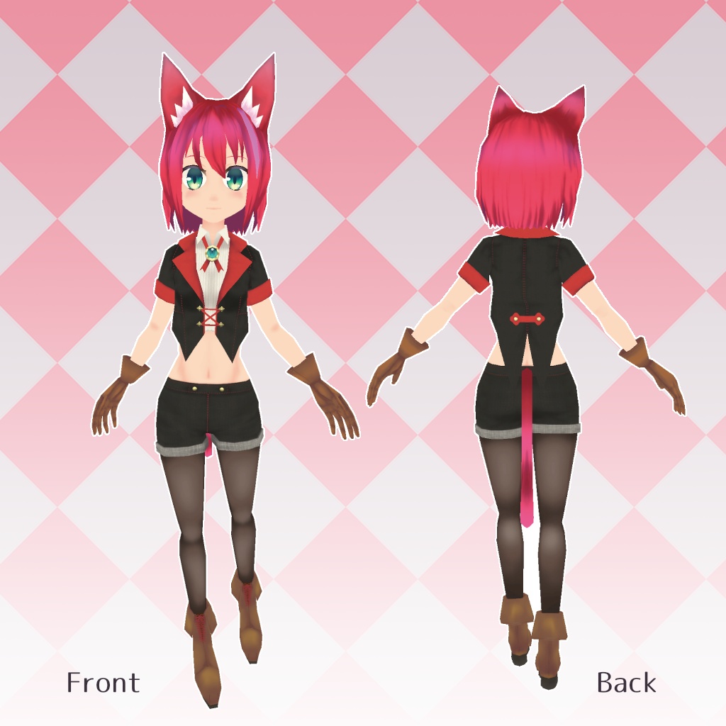 【更新停止】OculusQuest対応オリジナル3Dモデル『ソニア』【Legacy】