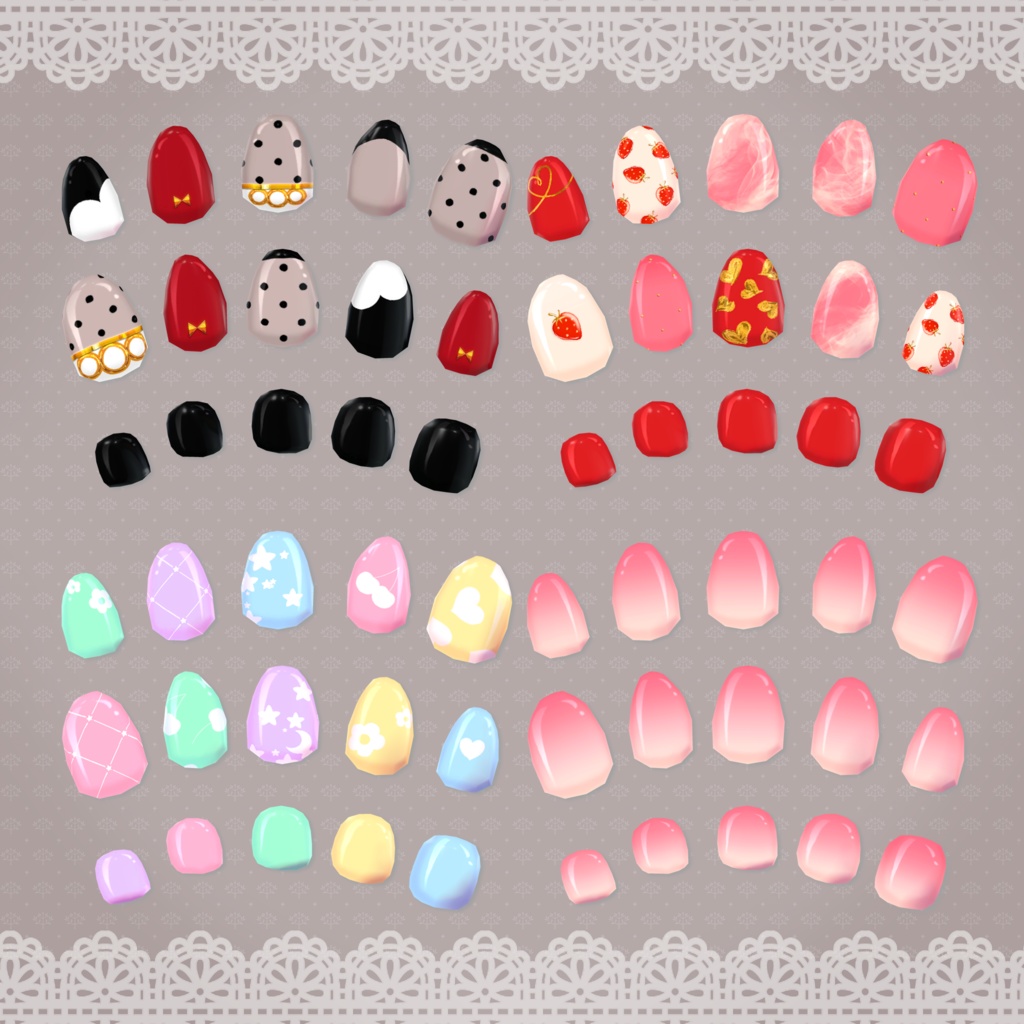 【複数アバター対応】TyaTya DesignNail【MA対応】