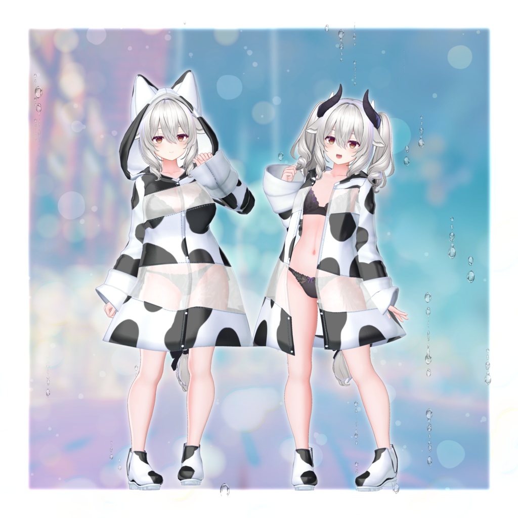 【複数アバター対応】SheerRainCoat【MA対応】