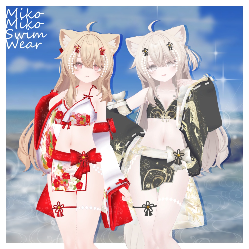 巫女みこスイムウェア-MikoMikoSwimWear-