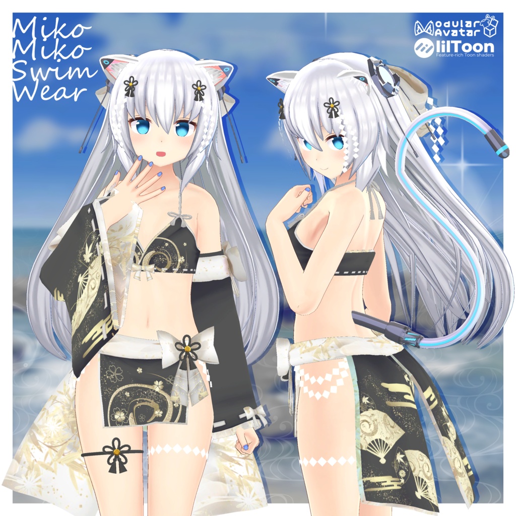 巫女みこスイムウェア-MikoMikoSwimWear-