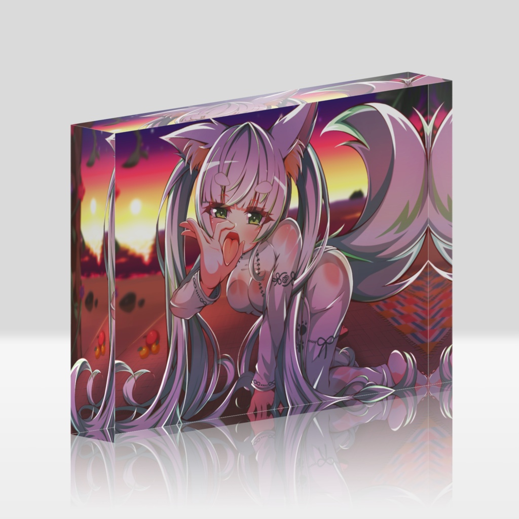 【アクリルブロック】Rincaちゃん(@Rincamovie)アクリルブロック【CH登録5000人超え記念グッズ】