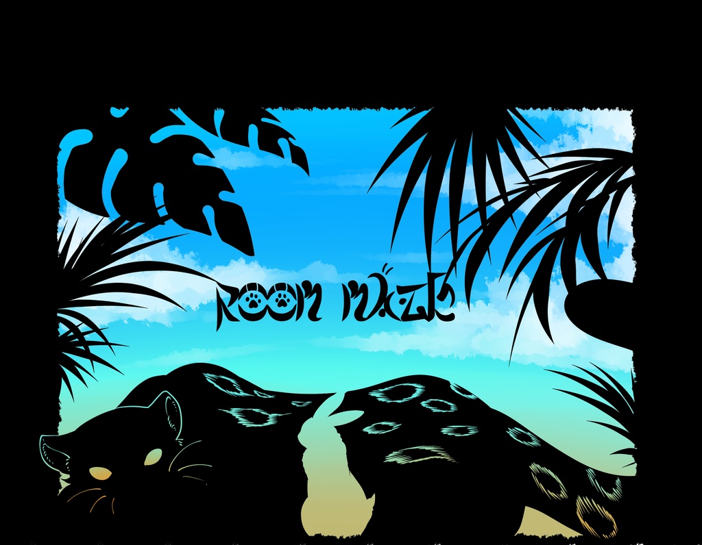 アニマル概念・ユキヒョウとうさぎ【半袖】